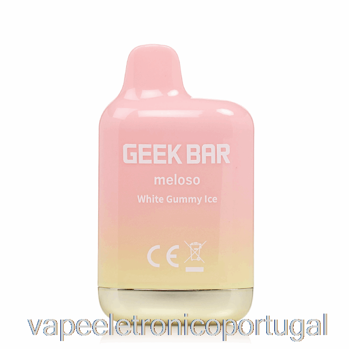 Vape Eletrônico Geek Bar Meloso Mini 1500 Goma Branca Descartável